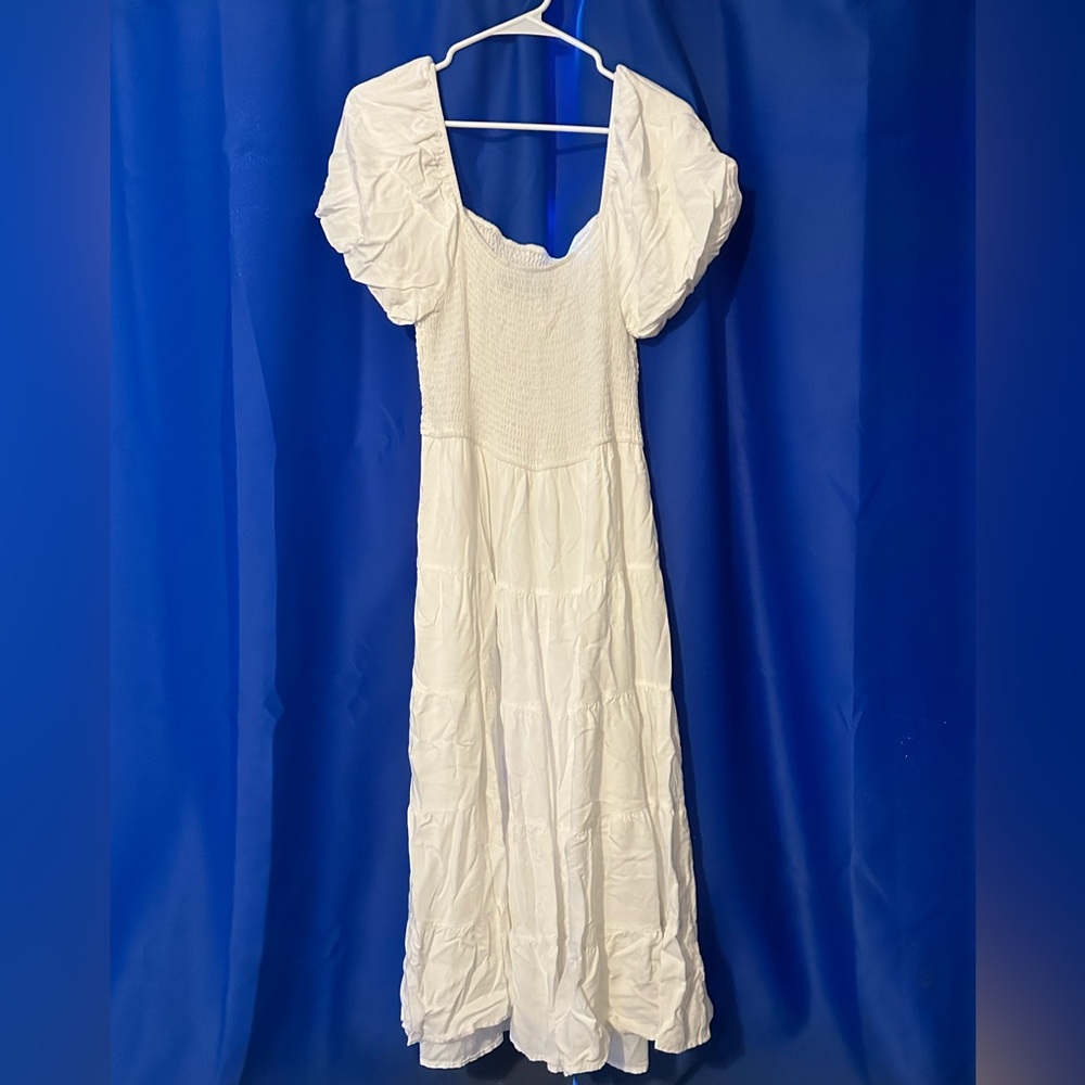 White lightweight dress